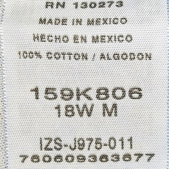 RYDERS BY LEE Plus Size Dark Blue Belted Jeans Shorts SIZE 18W - Picture 12 of 14